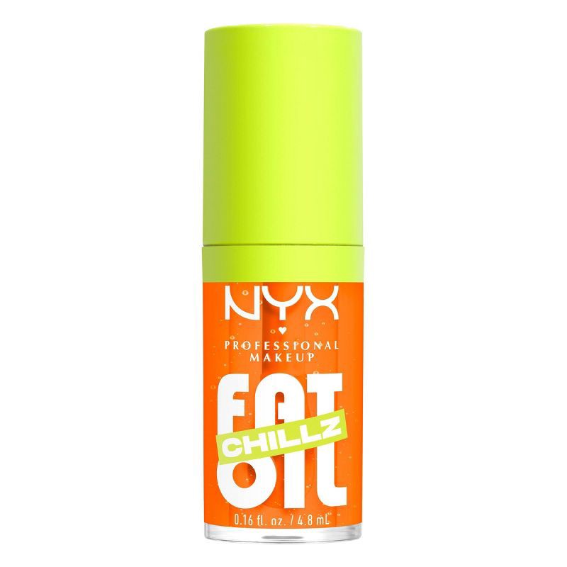 slide 8 of 8, NYX Professional Makeup Fat Oil Lip Drip Lip Gloss - Citrus Chiller - 0.16 fl oz, 0.16 fl oz