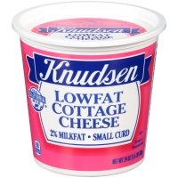 slide 1 of 1, Knudsen Lowfat Cottage Cheese 2% Milkfat Small Curd, 24 oz