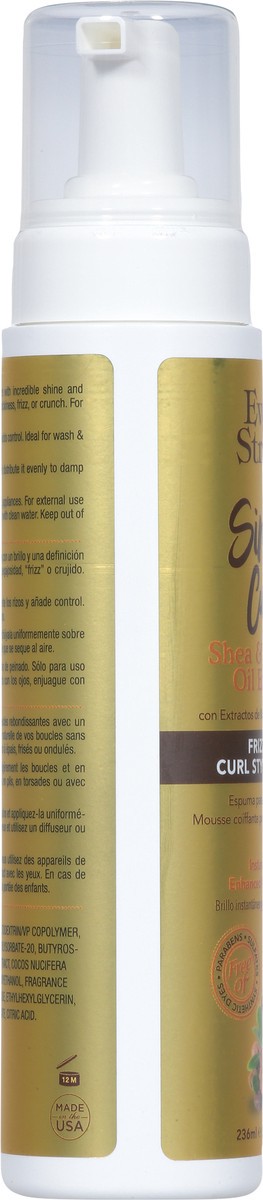 slide 3 of 9, Every Strand Simply Curls Curl Styling Frizz-Free Shea & Coconut Oil Extracts Foam 8 fl oz, 8 fl oz