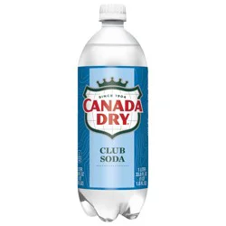 Canada Dry Club Soda, 1 L bottle