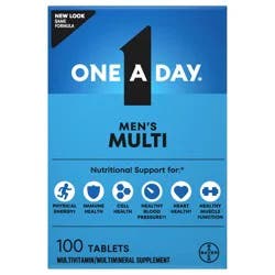 One A Day Men''s Multivitamin, 100 Count