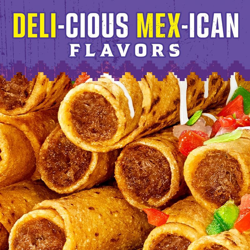 slide 6 of 11, Delimex Beef Corn Taquitos Frozen Snacks - 1.25lb/20ct, 1.25 lb, 20 ct