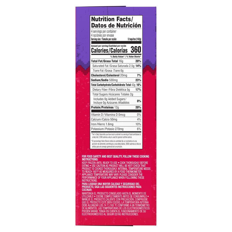 slide 10 of 11, Delimex Beef Corn Taquitos Frozen Snacks - 1.25lb/20ct, 1.25 lb, 20 ct