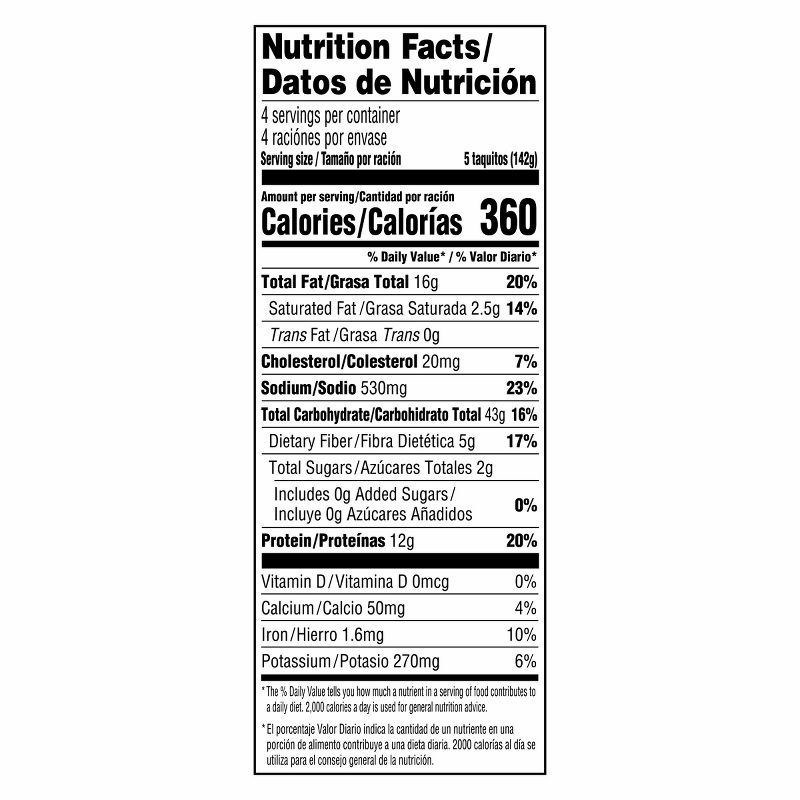 slide 11 of 11, Delimex Beef Corn Taquitos Frozen Snacks - 1.25lb/20ct, 1.25 lb, 20 ct