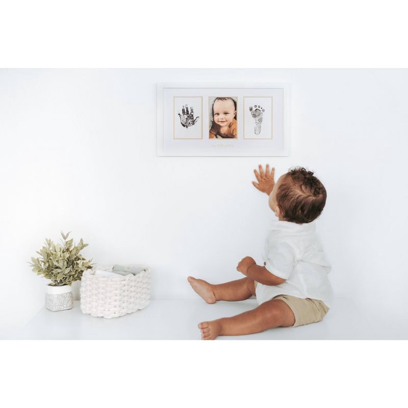 slide 5 of 11, Pearhead 4" x 6" Babyprints Photo Frame and Clean-Touch Ink Pad Kit - White, 1 ct