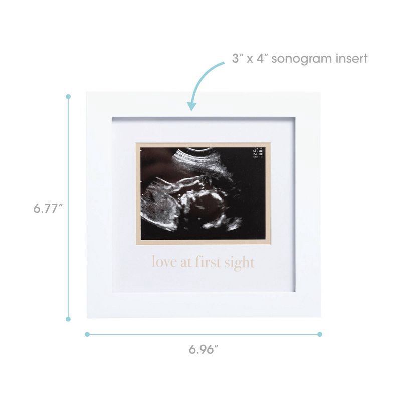 slide 7 of 7, Pearhead 3" x 4" Love at First Sight Sonogram Frame, 1 ct