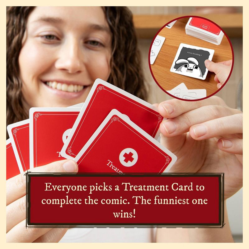 slide 9 of 9, Exploding Kittens Horrible Therapist Card Game, 1 ct