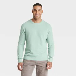 Men's Crewneck Pullover Sweater - Goodfellow & Co™ Dainty Green XXL