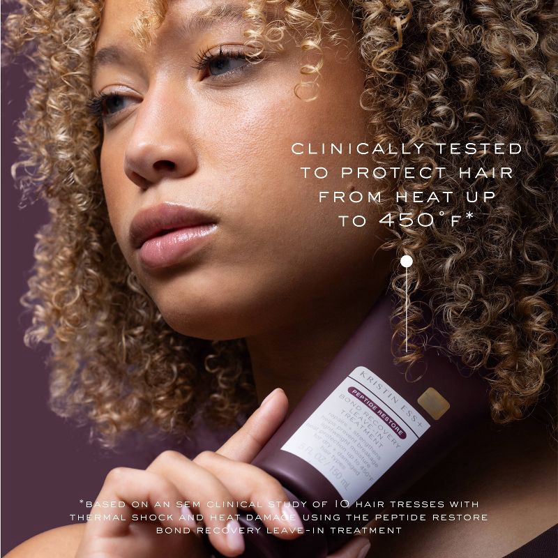 slide 11 of 19, Kristin Ess + Baobab Leave-In Conditioner - Peptide Bond Repair Hair Treatment Dry & Damaged Hair - 5 fl oz, 5 fl oz