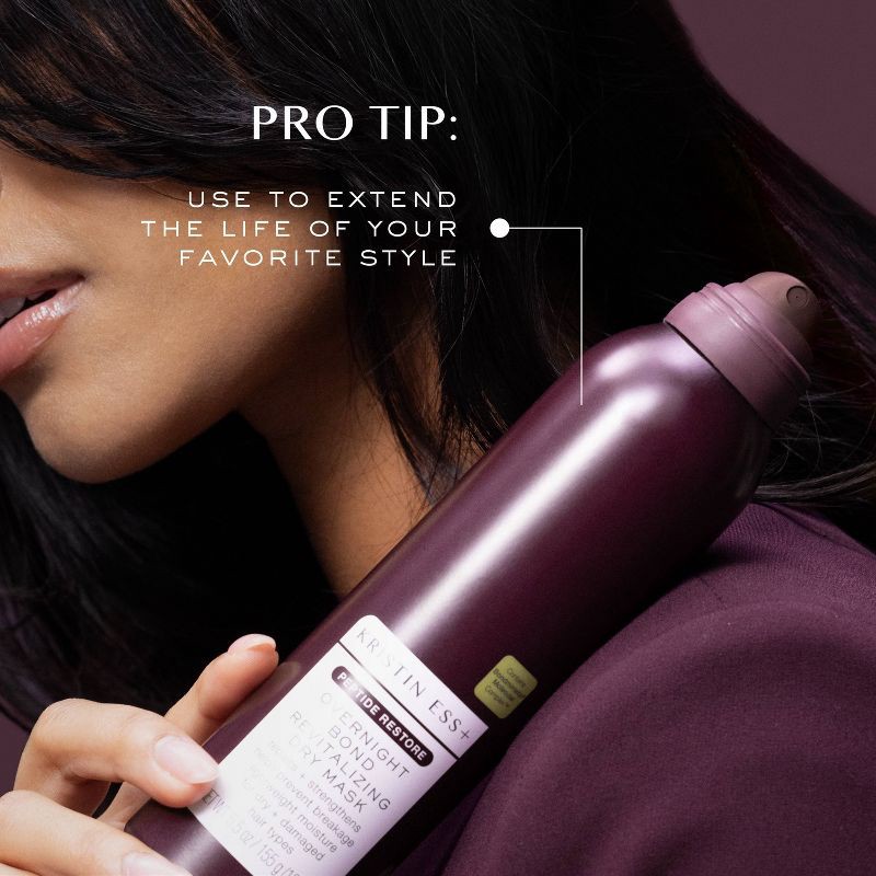 slide 16 of 18, Kristin Ess+ Baobab Dry Hair Mask - Peptide Bond Repair Treatment for Dry & Damaged Hair - 5.5 fl oz, 5.5 fl oz