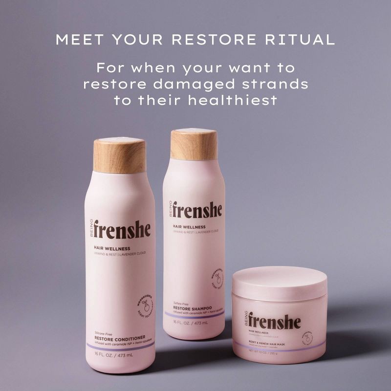 slide 4 of 9, Being Frenshe Reset & Renew Hair Mask - Lavender Cloud - 10oz, 10 oz