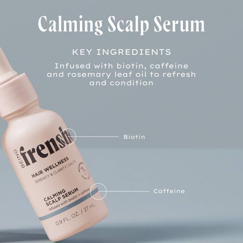 slide 13 of 13, Being Frenshe Calming Salty Scalp Serum - 0.9 fl oz, 0.9 fl oz