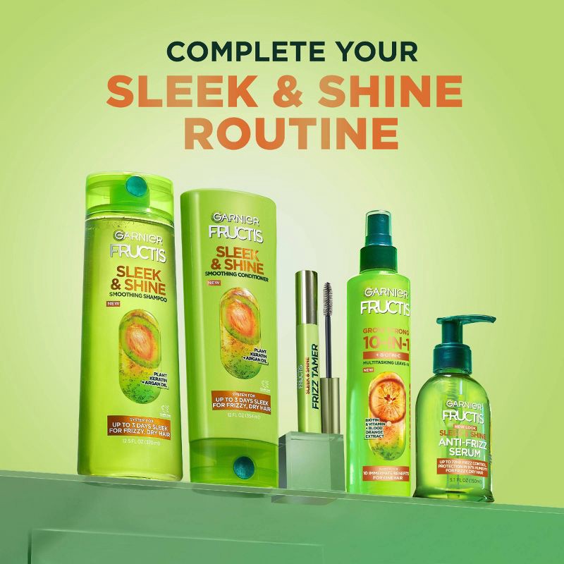 slide 10 of 12, Garnier Fructis Sleek & Shine Frizz Tamer Slick Back Hair Serum Wand - 0.27 fl oz, 0.27 fl oz