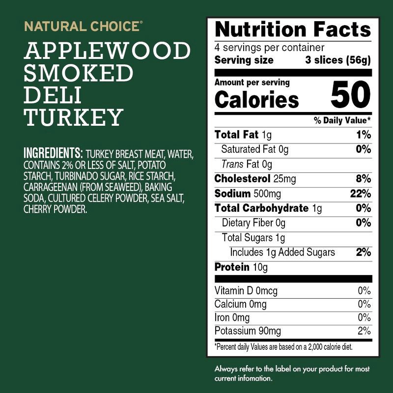 slide 7 of 11, Hormel Natural Choice Applewood Turkey - 8oz, 8 oz