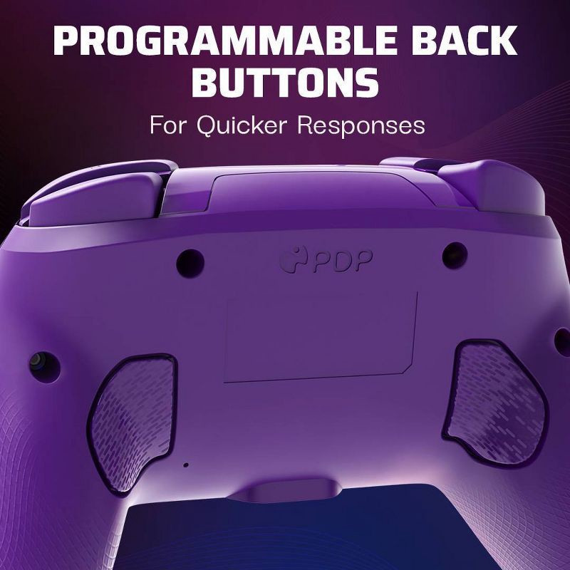slide 3 of 15, PDP Afterglow Wave Wireless Motion Plus Nintendo Switch Controller Purple, 1 ct