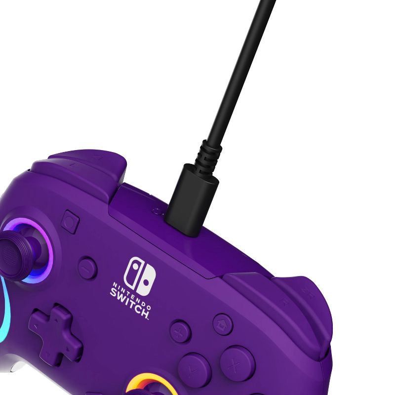 slide 11 of 15, PDP Afterglow Wave Wireless Motion Plus Nintendo Switch Controller Purple, 1 ct