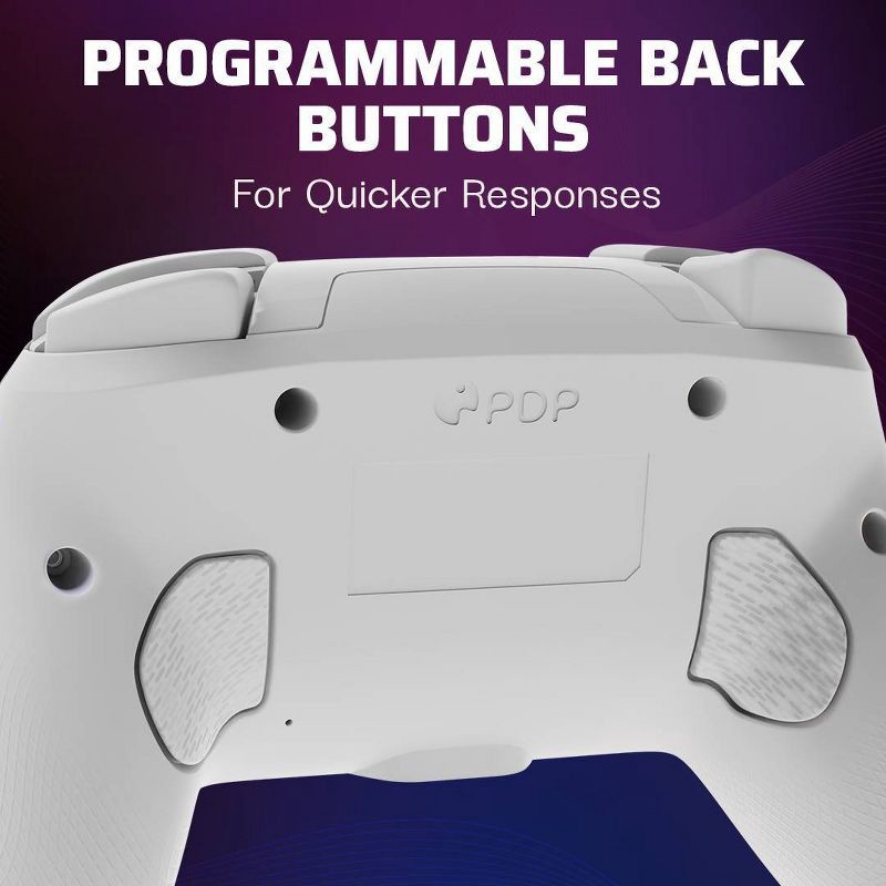 slide 3 of 13, PDP Afterglow Wave Wireless Motion Plus Nintendo Switch Controller White: Ergonomic, Bluetooth, Rechargeable, 1 ct