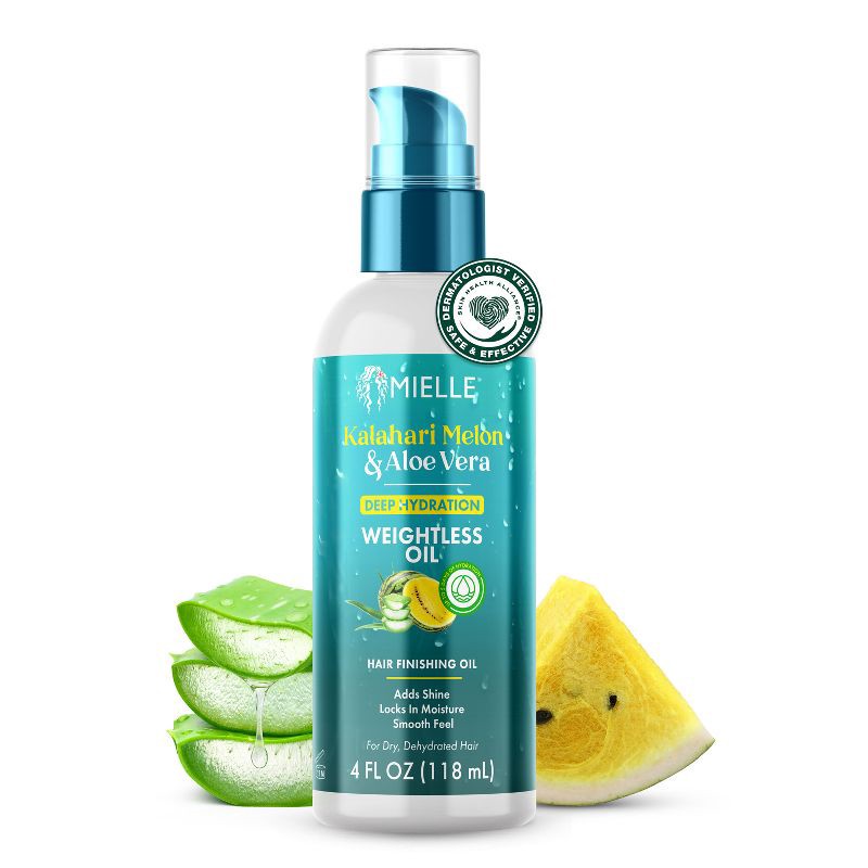 slide 7 of 9, Mielle Organics Kalahari Melon & Aloe Vera Deep Hydration Weightless Oil - 4 fl oz, 4 fl oz