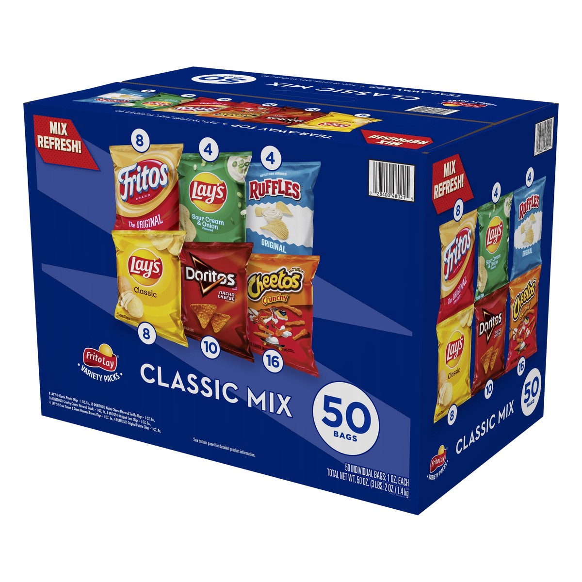 slide 6 of 9, Frito-Lay Variety Packs Snacks 50 ea, 50 ct