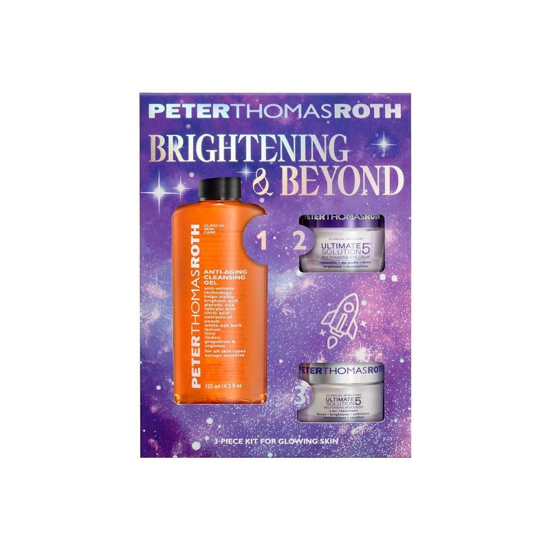 slide 1 of 9, PETER THOMAS ROTH - Brightening & Beyond Travel Kit - 3pc - Ulta Beauty, 3 ct