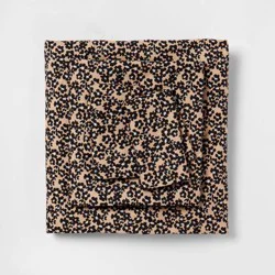 King Microfiber Sheet Set Neutral Micro Floral - Room Essentials™