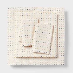 Full Microfiber Sheet Set Squares - Room Essentials™