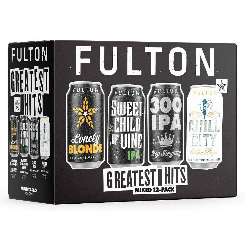 slide 1 of 1, Fulton Beer Fulton Greatest Hits Variety, 12 ct; 12 oz