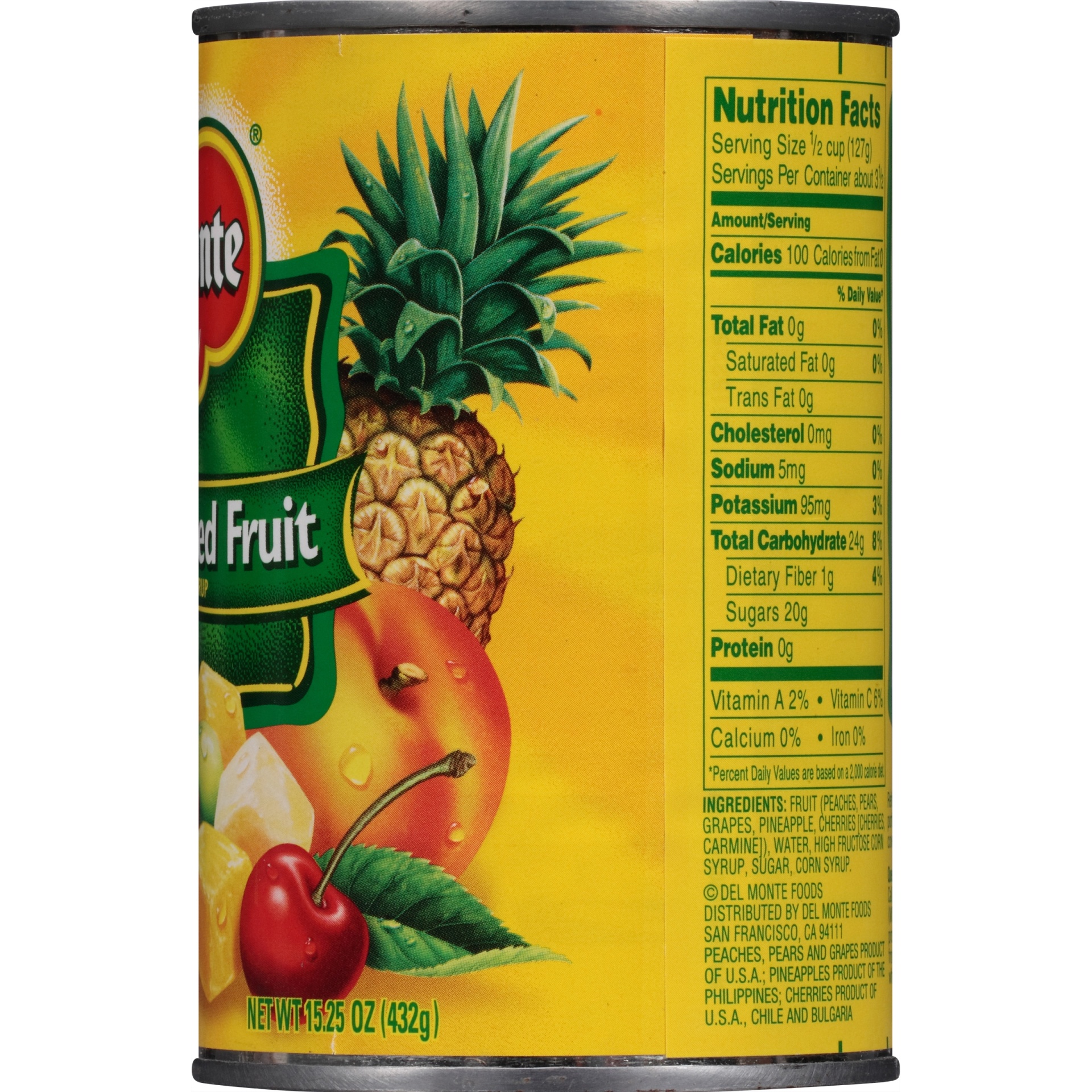 slide 6 of 6, Del Monte Mixed Fruit 15.25 oz, 15.25 oz