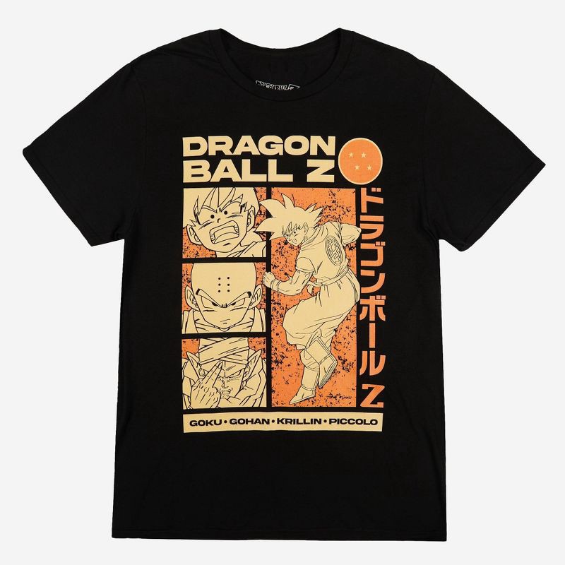 slide 1 of 2, Men's Dragon Ball Z Short Sleeve Crewneck T-Shirt - Black XXL, 1 ct