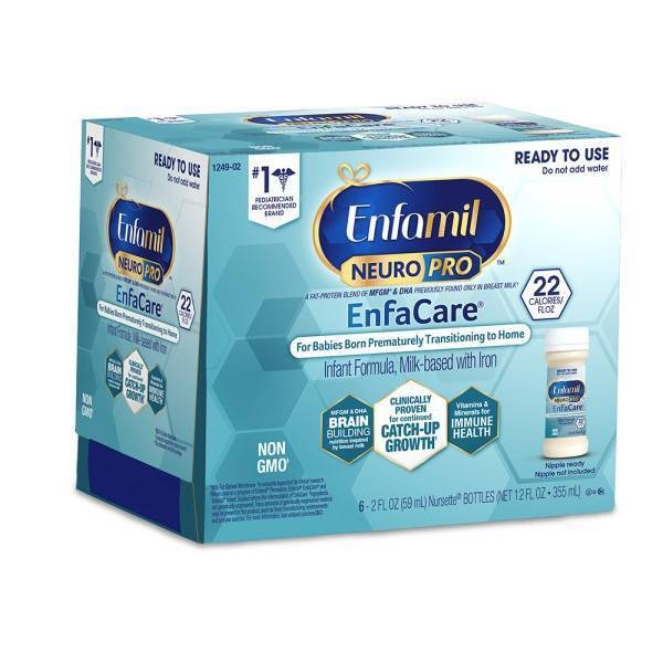 slide 1 of 2, Enfamil Formula Neuropro Enfacare RTU, 6 ct; 2 fl oz