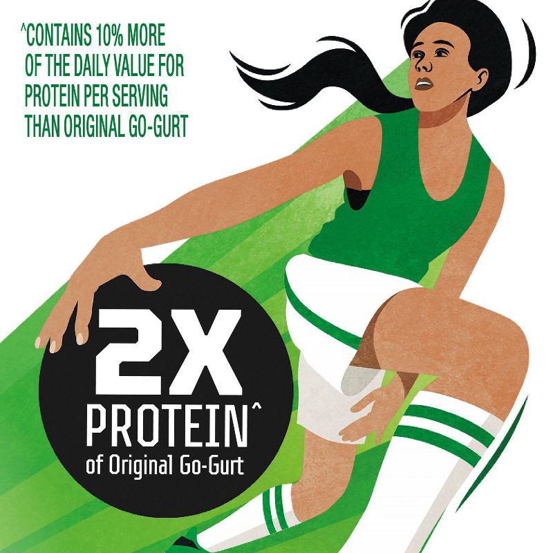 slide 9 of 9, Go-GURT Protein Strawberry Yogurt - 16oz/8ct Tubes, 8 ct; 16 oz