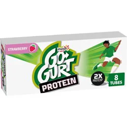 Go-GURT Protein Strawberry Yogurt - 16oz/8ct Tubes