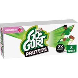 Go-GURT Protein Strawberry Yogurt - 16oz/8ct Tubes