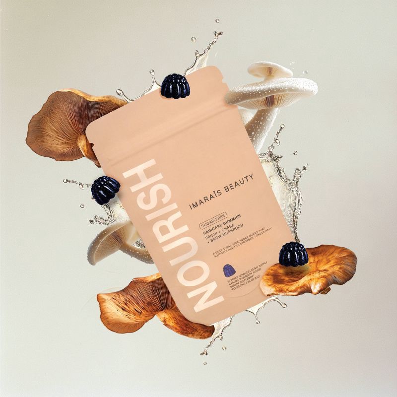 slide 2 of 7, Imarais Beauty Nourish Haircare Gummies for Hair Growth, Anti-Shedding - Vegan and Sugar-Free - 30ct, 30 ct