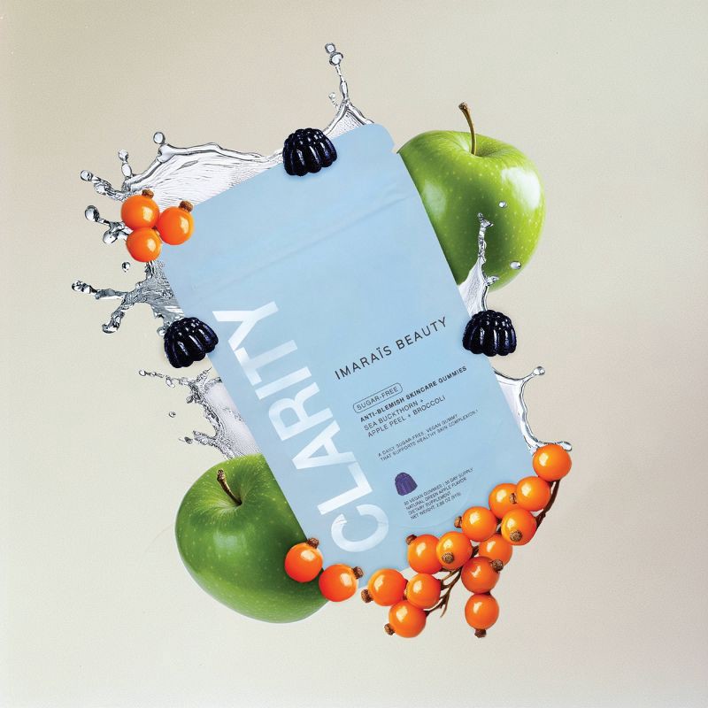 slide 2 of 7, Imarais Beauty Clarity Anti-Blemish Gummies for Clear Complexion - Vegan and Sugar-Free - 30ct, 30 ct