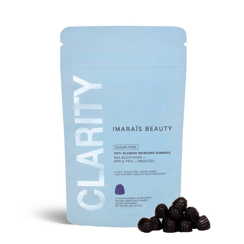 slide 1 of 7, Imarais Beauty Clarity Anti-Blemish Gummies for Clear Complexion - Vegan and Sugar-Free - 30ct, 30 ct