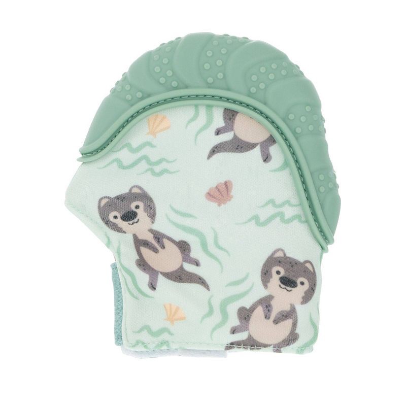 slide 5 of 7, Nuby Fabric Mitten Teether, 1 ct