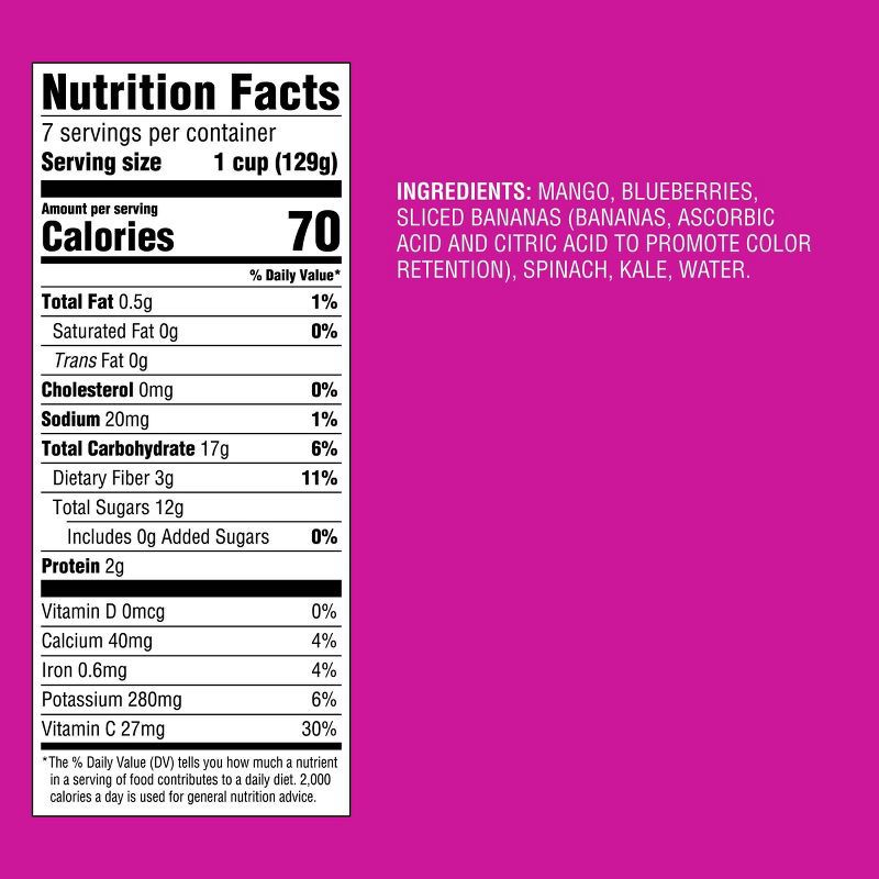 slide 4 of 4, Fruits and Greens Smoothie Frozen Blend - 32oz - Good & Gather™, 32 oz