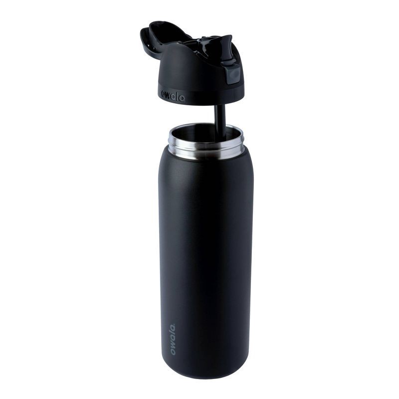 slide 2 of 5, Owala 40oz FreeSip Stainless Steel Water Bottle - Very Very Dark, 40 oz