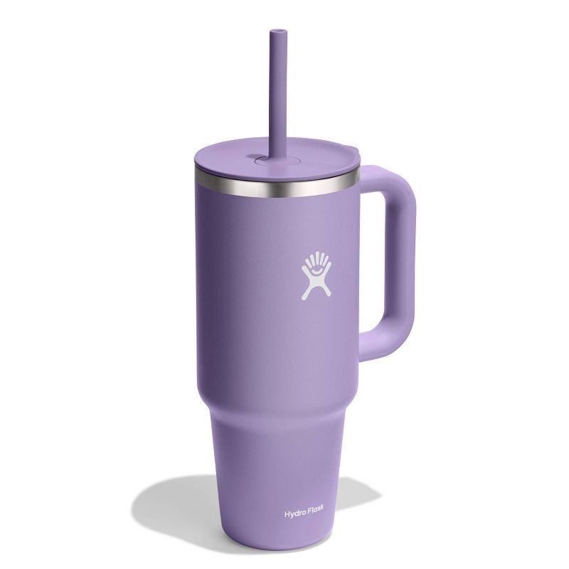 slide 2 of 5, Hydro Flask 40oz All Around Travel Straw Tumbler - Moonshadow: Vacuum-Insulated, BPA-Free, 40 oz