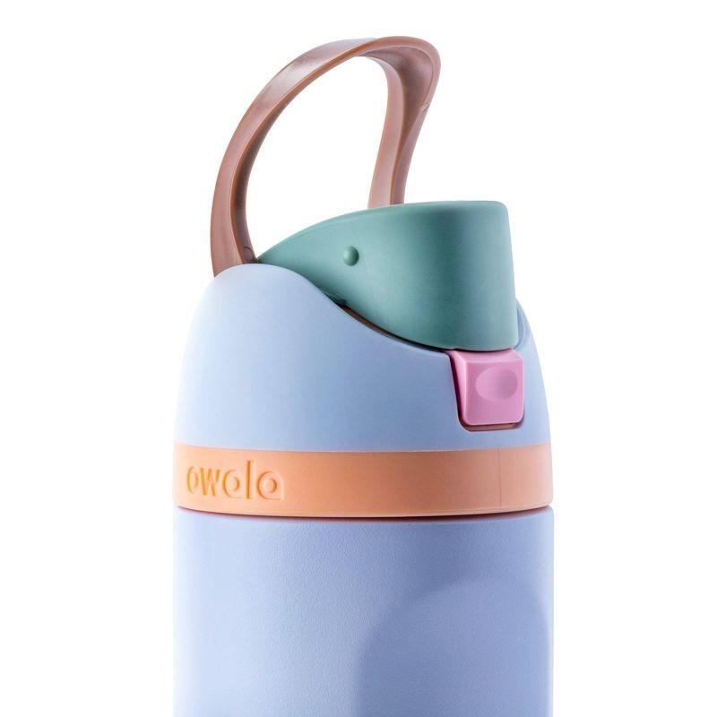 slide 4 of 5, Owala 16oz Kids' FreeSip Stainless Steel Water Bottle - Periwinkle Twinkle, 16 oz