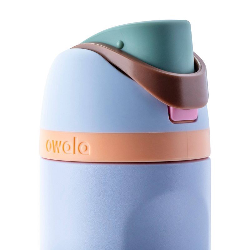 slide 5 of 5, Owala 16oz Kids' FreeSip Stainless Steel Water Bottle - Periwinkle Twinkle, 16 oz