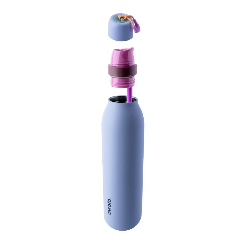 slide 2 of 8, Owala 24oz FreeSip Twist Stainless Steel Water Bottle – Periwinkle Twinkle, 24 oz