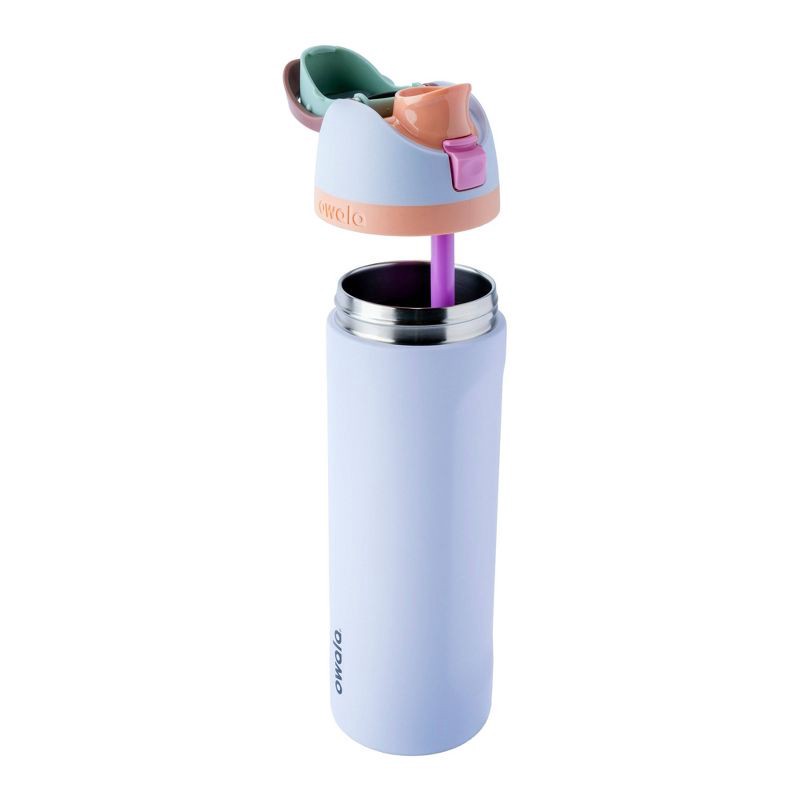 slide 2 of 5, Owala 24oz FreeSip Stainless Steel Water Bottle - Periwinkle Twinkle, 24 oz