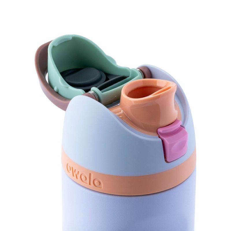 slide 3 of 5, Owala 24oz FreeSip Stainless Steel Water Bottle - Periwinkle Twinkle, 24 oz