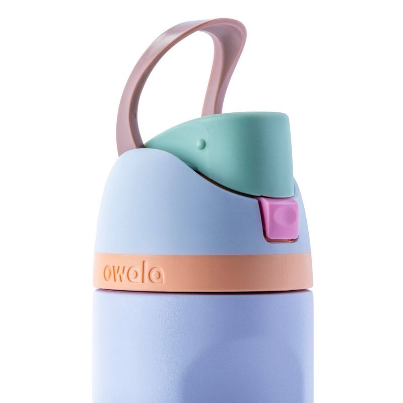 slide 4 of 5, Owala 24oz FreeSip Stainless Steel Water Bottle - Periwinkle Twinkle, 24 oz