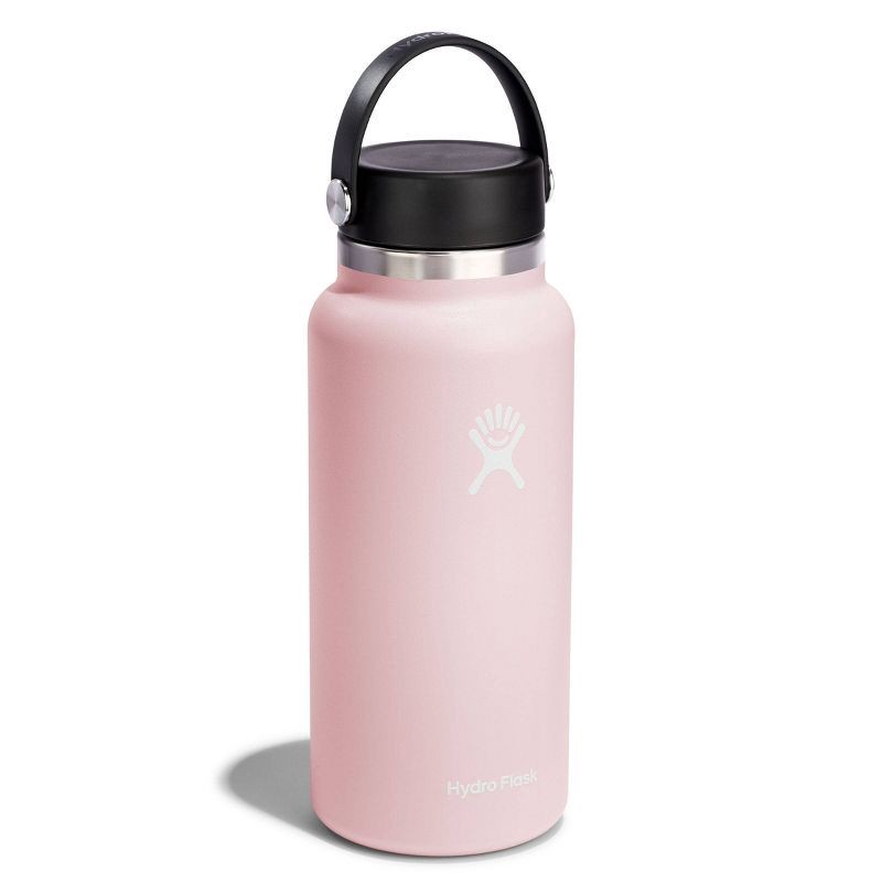 slide 2 of 3, Hydro Flask 32oz Wide Mouth Bottle - Trillium: Vacuum-Insulated, BPA-Free, Leakproof, 32 oz