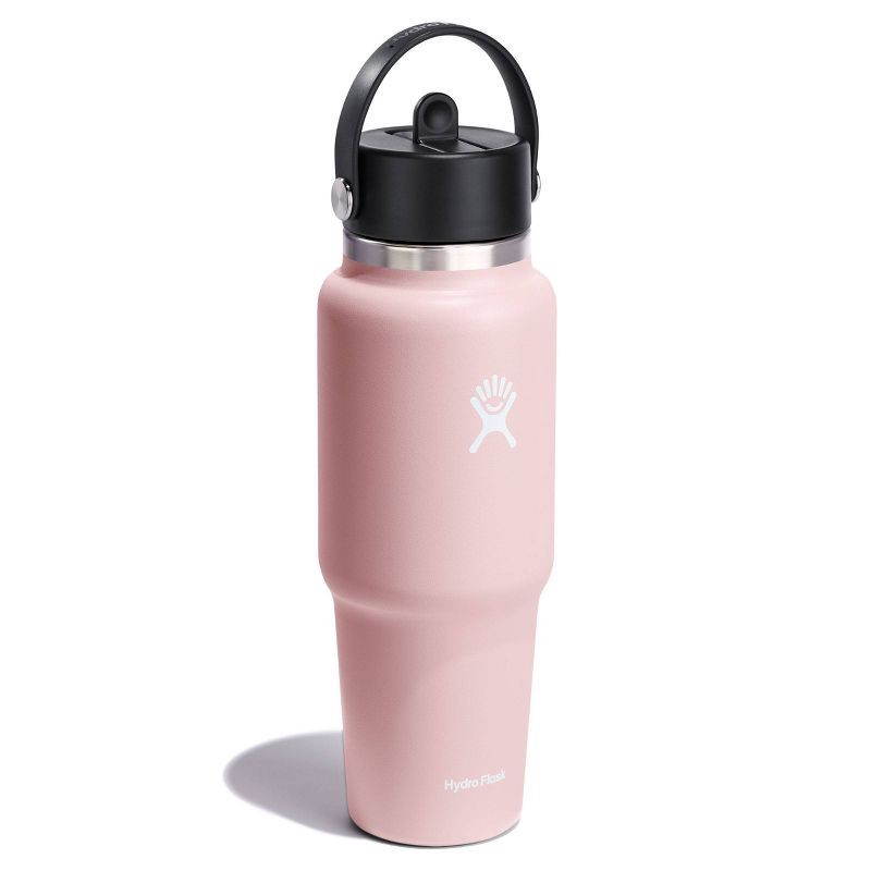 slide 2 of 3, Hydro Flask 32oz Wide Mouth Flex Straw Travel Bottle - Trillium: BPA-Free, Vacuum-Insulated, 32 oz