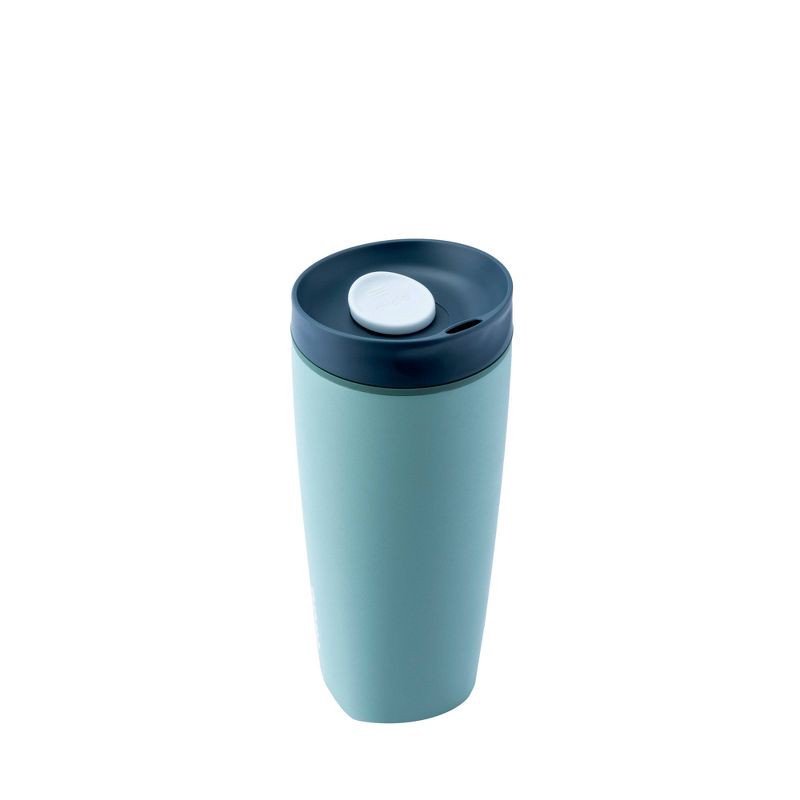 slide 2 of 5, Owala 20oz SmoothSip Slider Stainless Steel Travel Mug - Misty Meadow, 20 oz