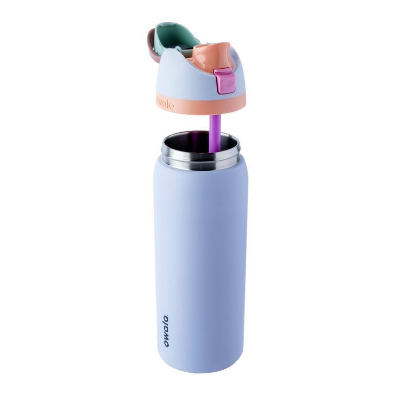 slide 2 of 5, Owala 32oz FreeSip Stainless Steel Water Bottle - Periwinkle Twinkle, 32 oz